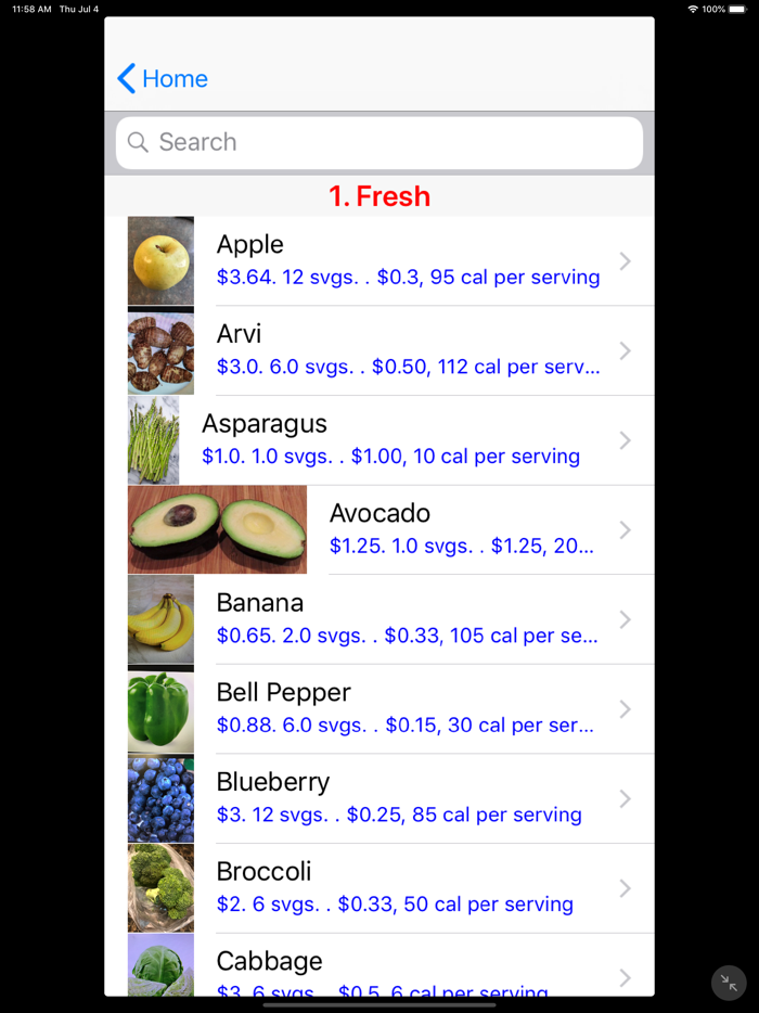 Groceries Shopping Assistant