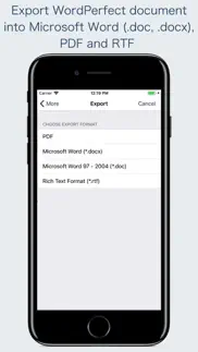 wpd reader - for wordperfect iphone capturas de pantalla 3