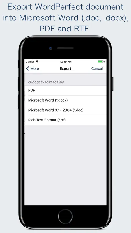 WPD Reader - for WordPerfect screenshot 3 of 5