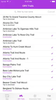 michigan offroad trail map iphone screenshot 2