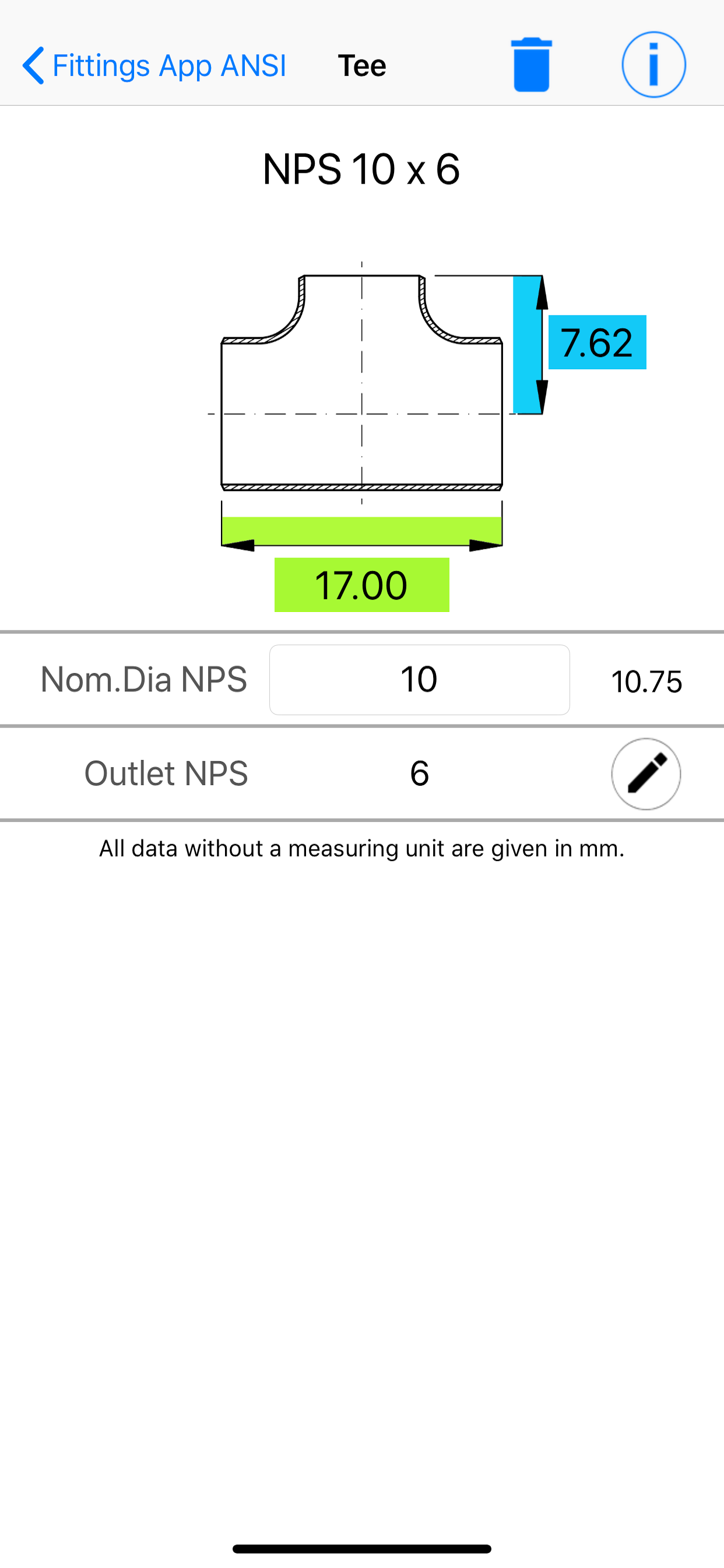 Fittings App ANSI