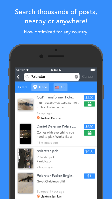 HopUp - Airsoft Marketplace Screenshot