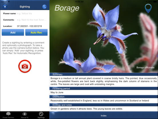 Wild Flower Id British Isles iPad screenshot 5 - Reference app