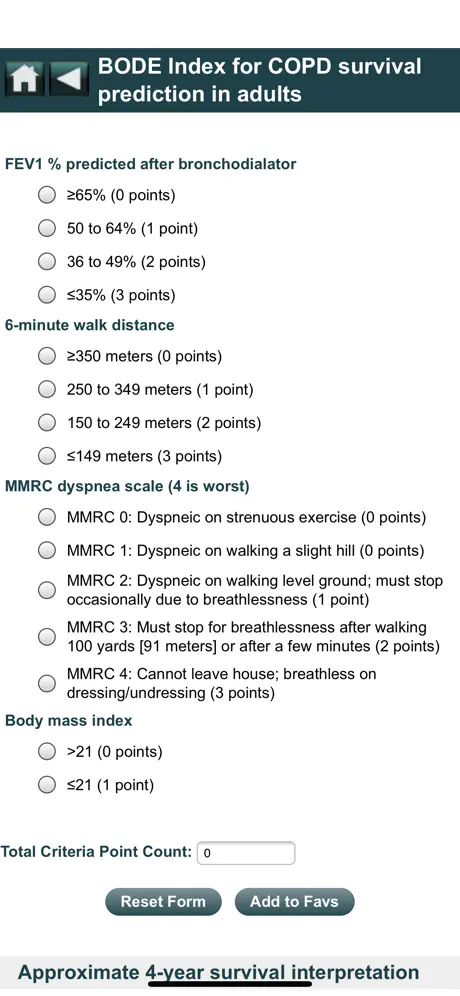 EBMcalc Pulmonary