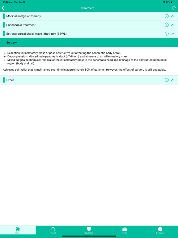 Screenshot #6 pour Pancreas Guidelines