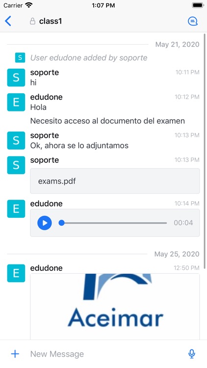 Chat Colegio Aceimar screenshot-3