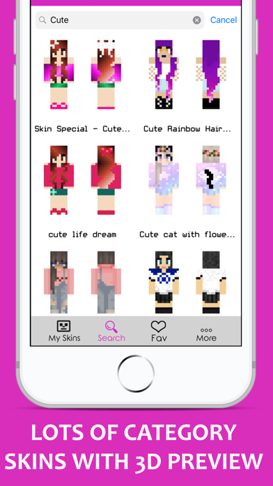 Screenshot #2 pour Best Girl Skins for Minecraft