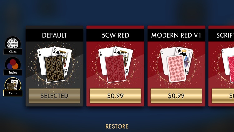 5 Card War Table Game screenshot-4