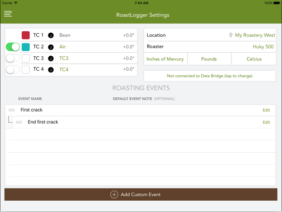 Screenshot #6 pour RoastLogger
