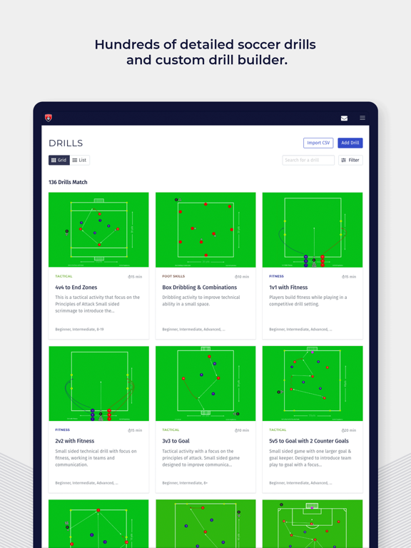PlayMetrics iPad screenshot 3 - Sports app