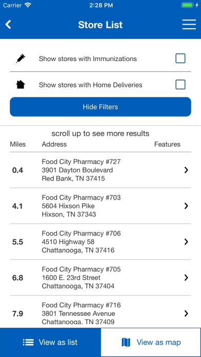 Food City Pharmacy Mobile App Screenshot