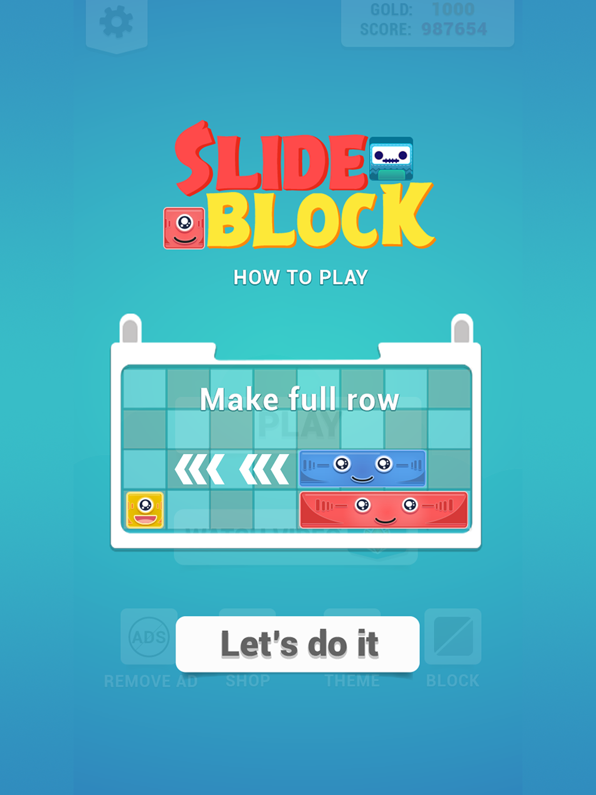 Slide Block : Puzzle Game screenshot 15