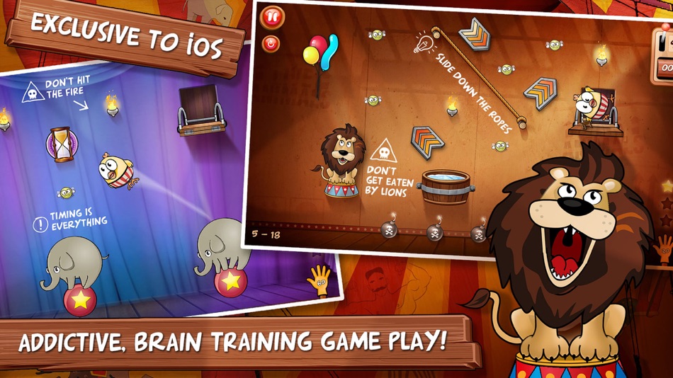 #1. Drop The Chicken 2 The Circus (iOS) 由: Blakzero Oy
