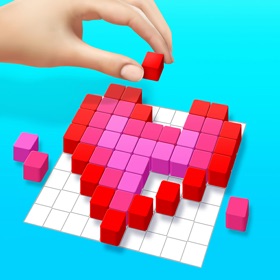 Snímky obrazovky (5) Cubes art - unique puzzle