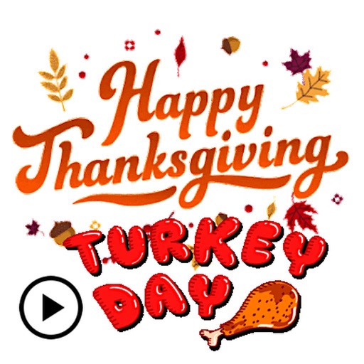 Happy Thanksgiving Sticker Gif icon