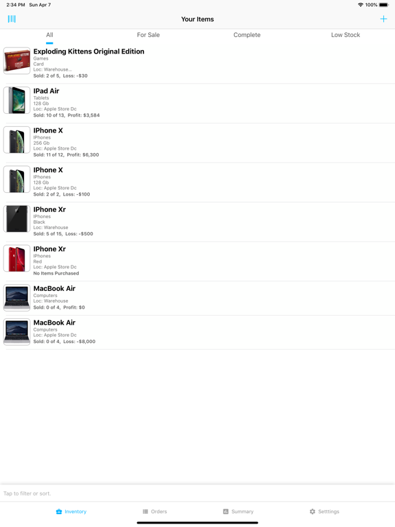 Screenshot #4 pour Inventory Now: product tracker