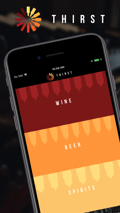 Thirst - Wine, Beer, Spirits Screenshot