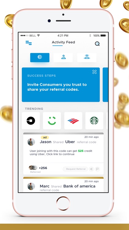 Referred-referral code&coupons
