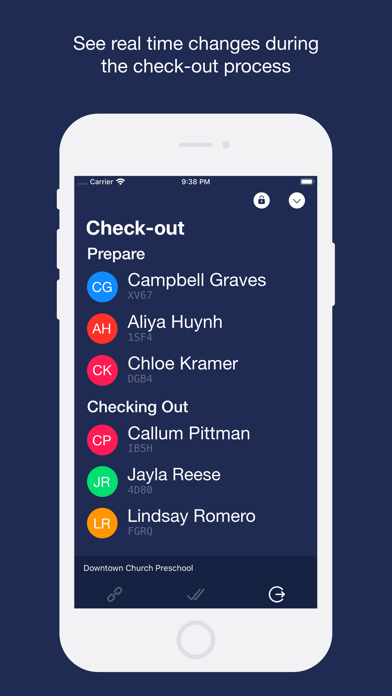 Culminate - Check-in Portal Screenshot