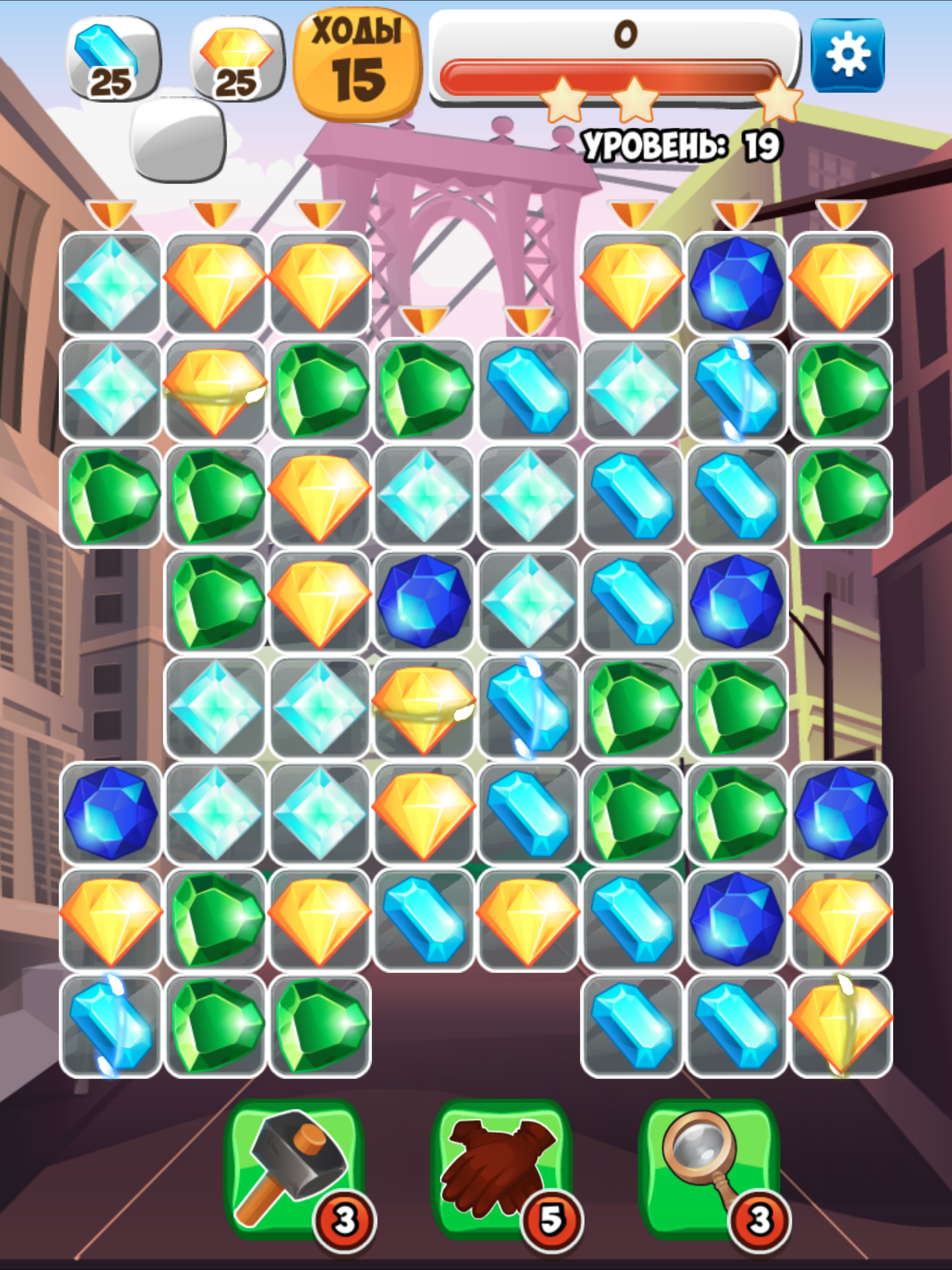 Jewels Detective Shiny Мatch 3
