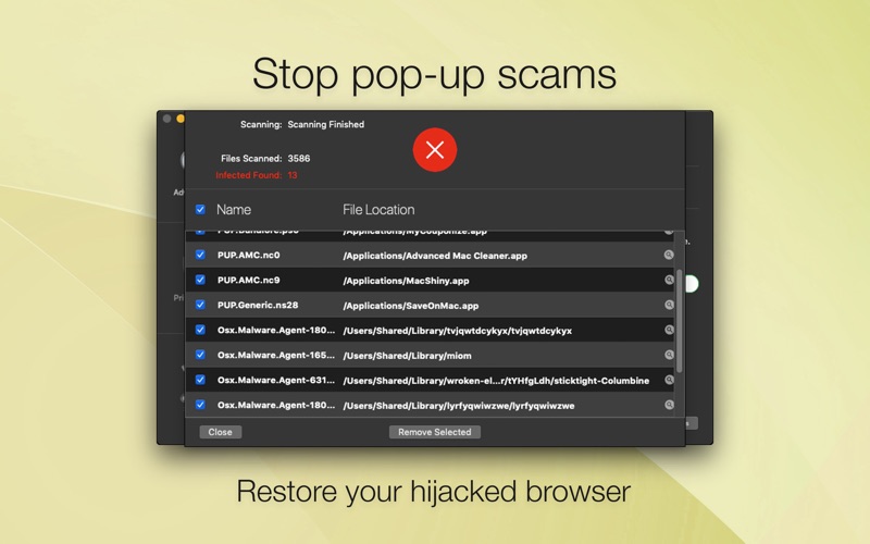 Screenshot #3 pour Adware Zap Browser Cleaner