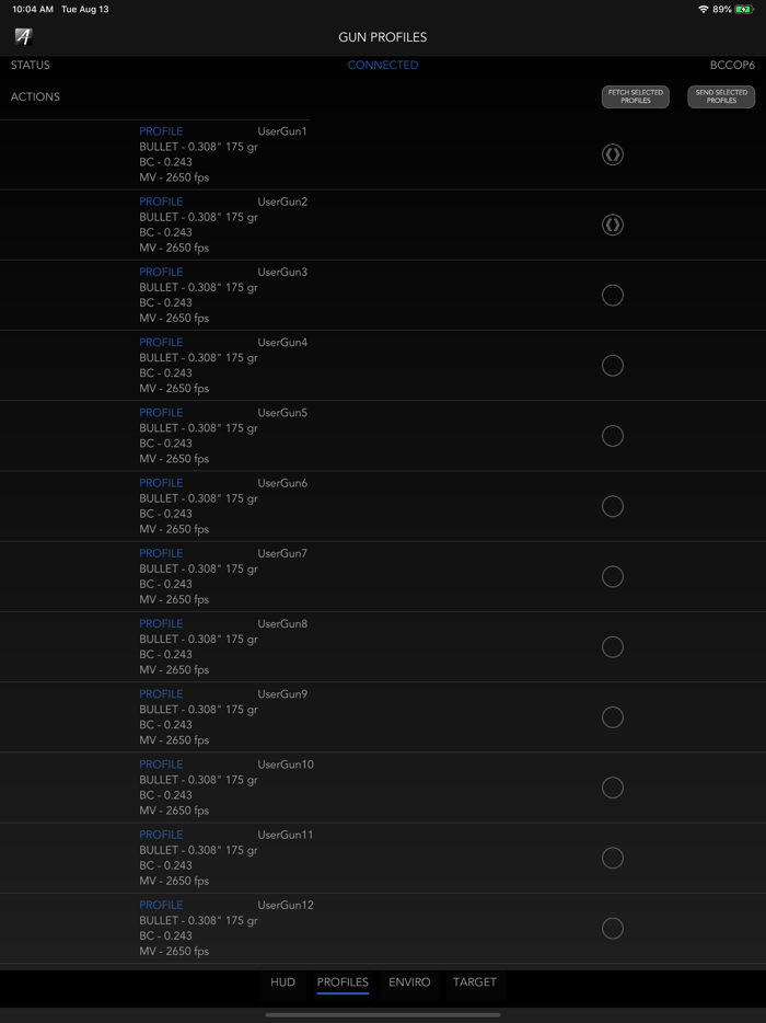 Applied Ballistics Connect