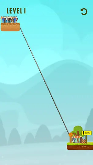 Rope Line Rescue iPhone Screenshot 1