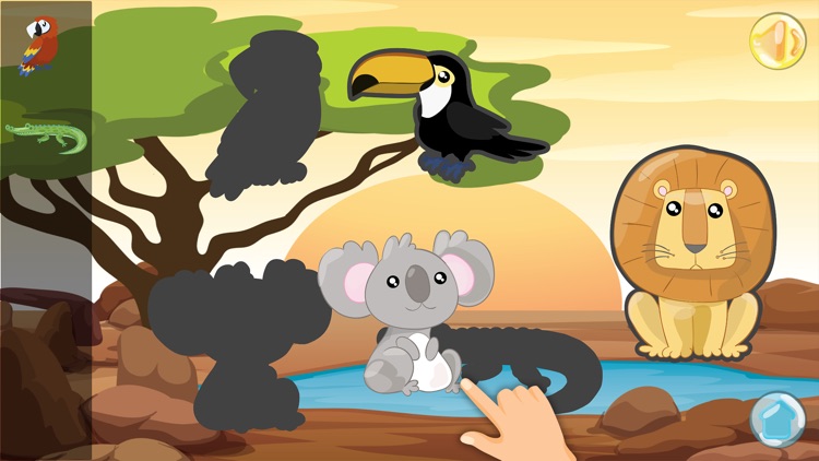 Cute Animals - Toddlers Puzzle screenshot-3