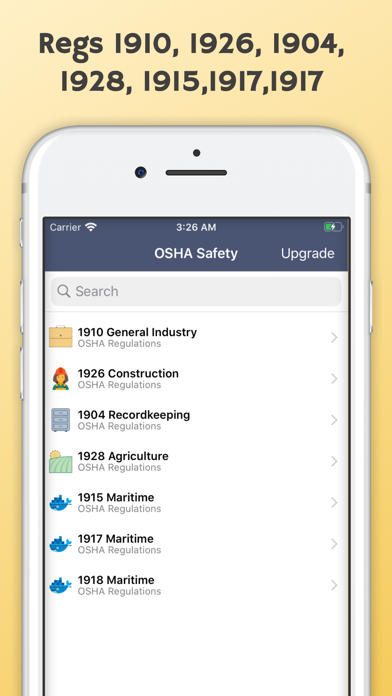 OSHA Safety Regulations Guide Screenshot