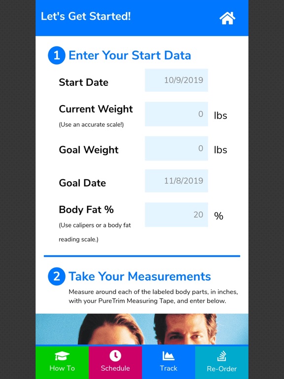 PureTrim Fit iPad screenshot 4 - Health & Fitness app