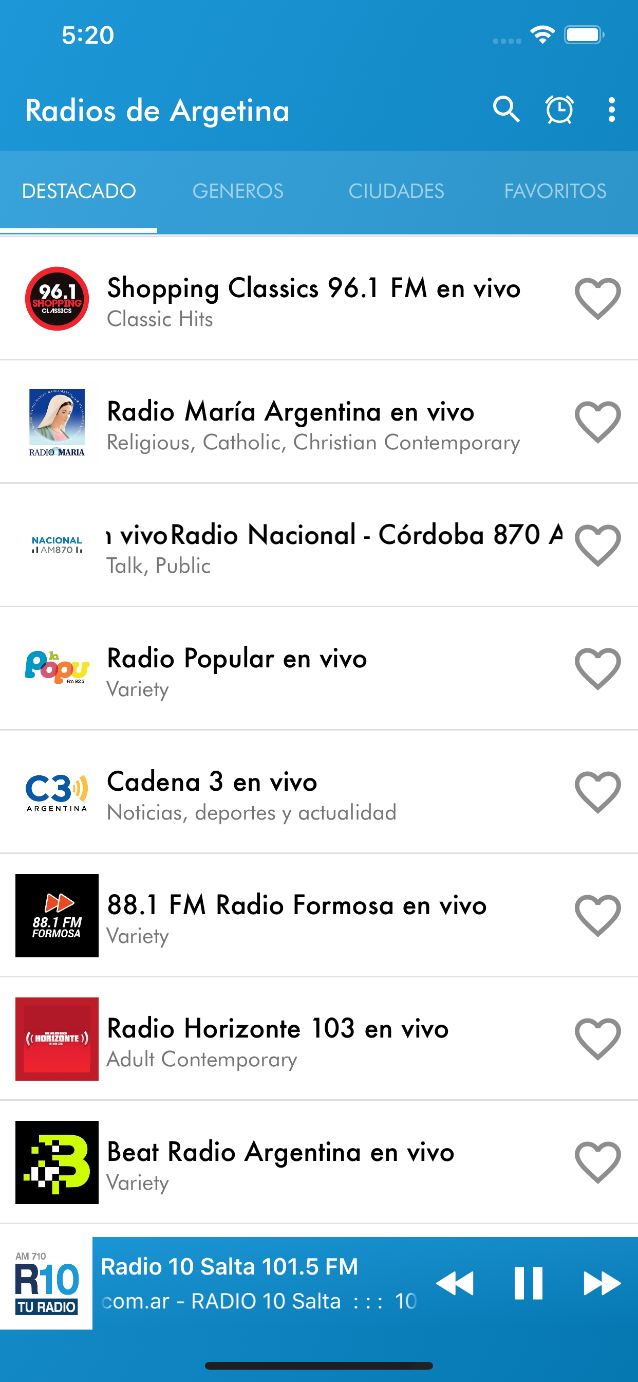 Radios de Argentina en Vivo