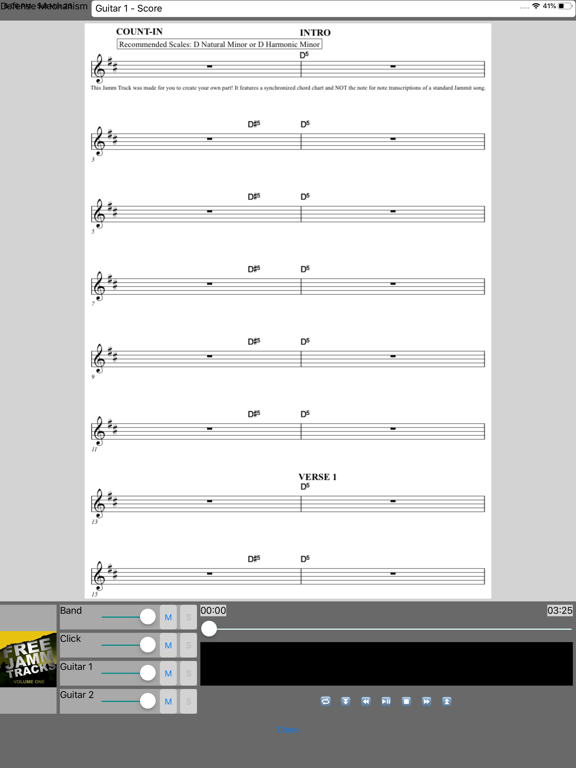 Unjammit! iPad screenshot 5 - Music app
