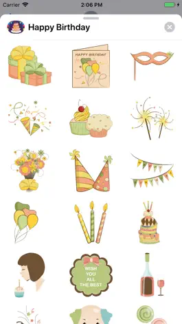 Game screenshot Happy Birthday Stickers 2020 mod apk