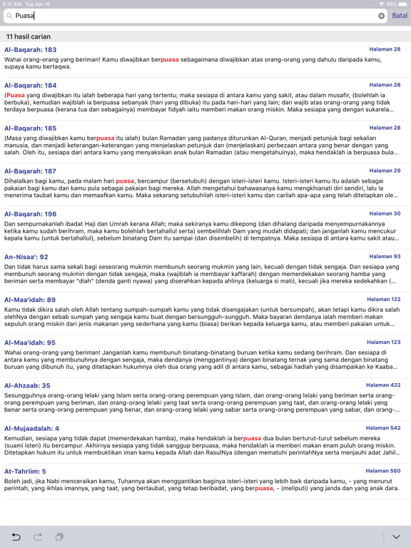 Smart Quran iPad screenshot 4 - Book app
