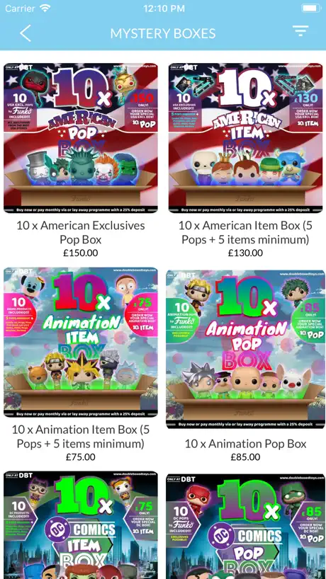 Double Boxed Toys
