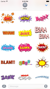 Comic Sticker Pack screenshot