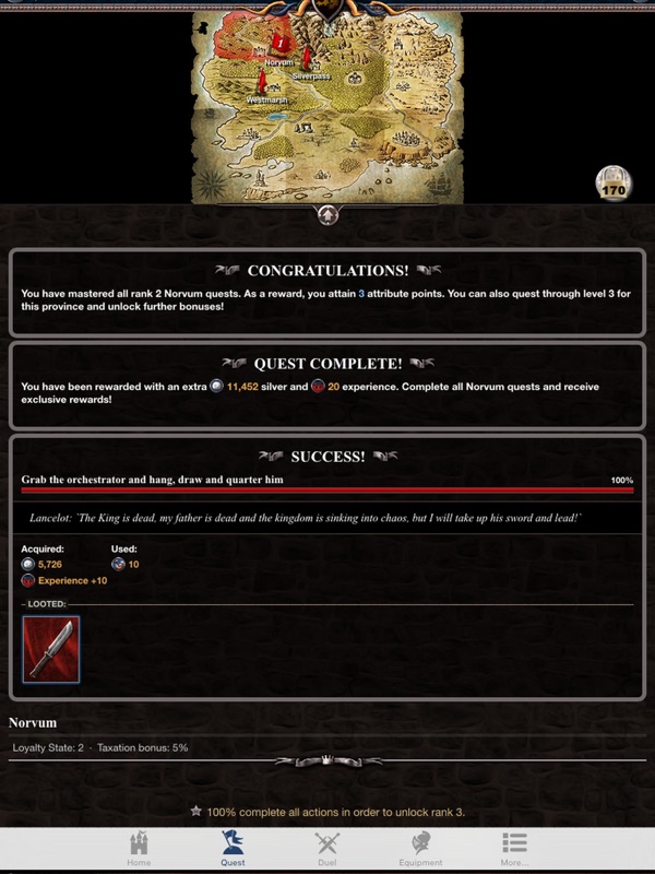 Juego de Caballeros Móvil screenshot 8