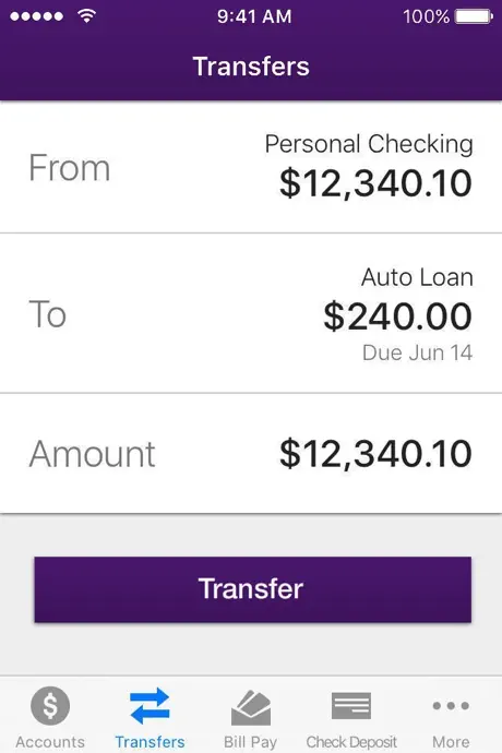BankFinancial Mobile App