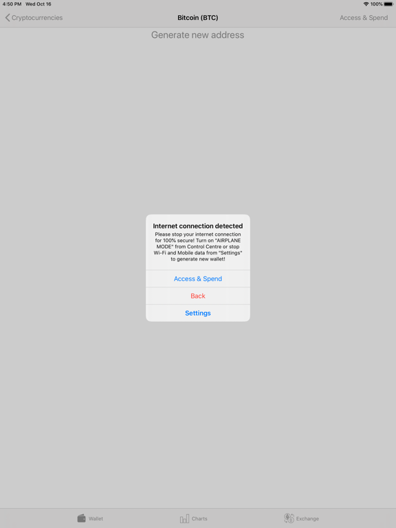 Screenshot #5 pour THE MOST SECURE CRYPTO WALLET