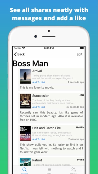 NowWhat Recommendations iPhone screenshot 5 - Social Networking app