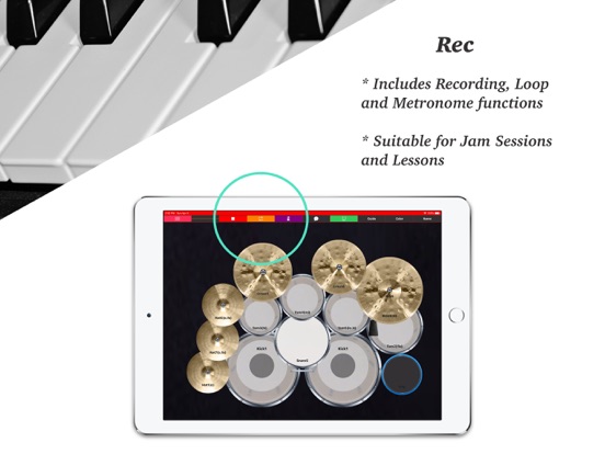 Drum Set - Real Pad Machine HD iPad screenshot 5 - Music app