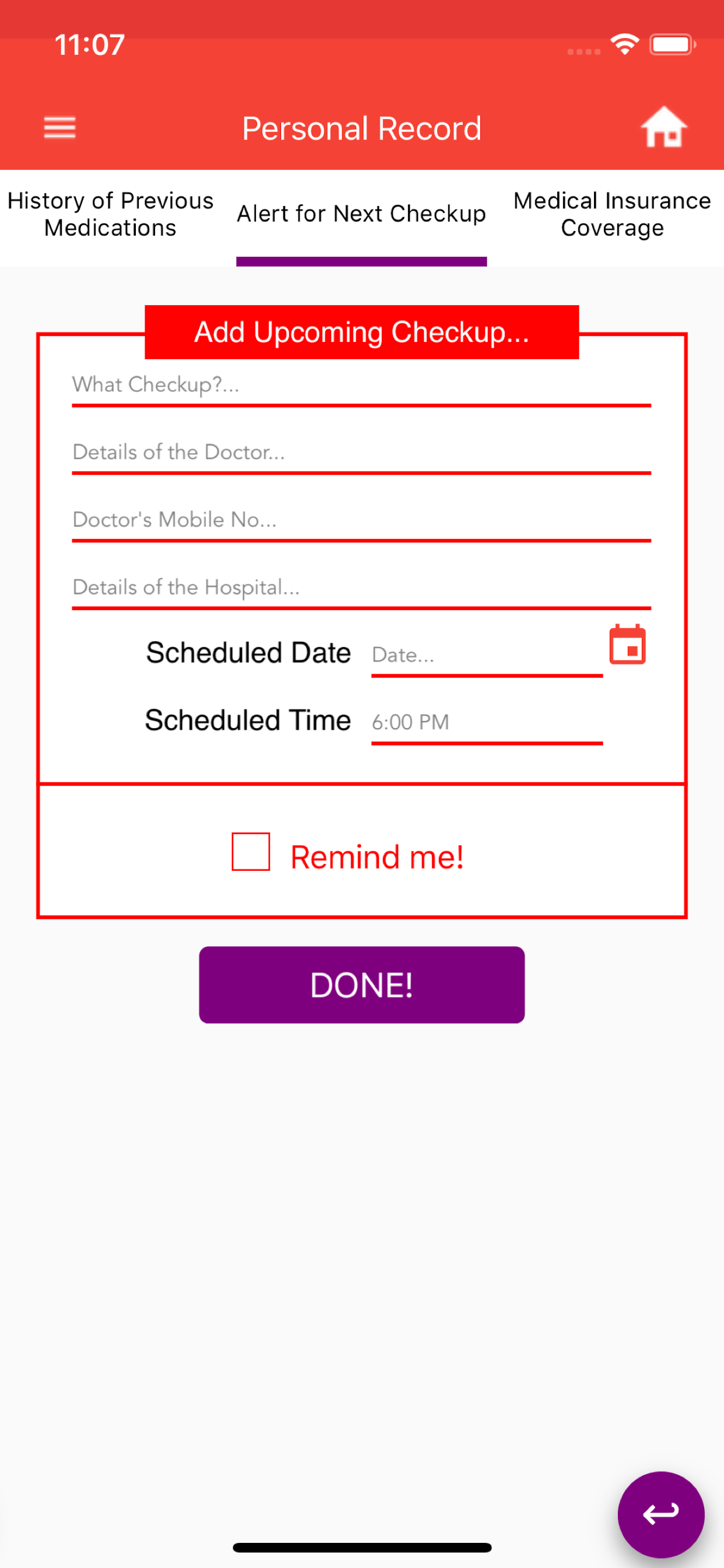 My Personal Health screenshot 4