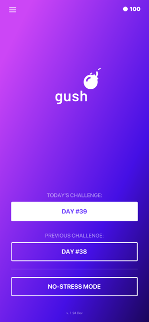 Gush: A Daily Challenge