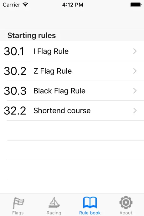 iRegatta Flags