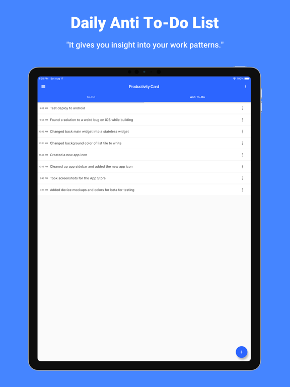 Screenshot #6 pour Productivity Card