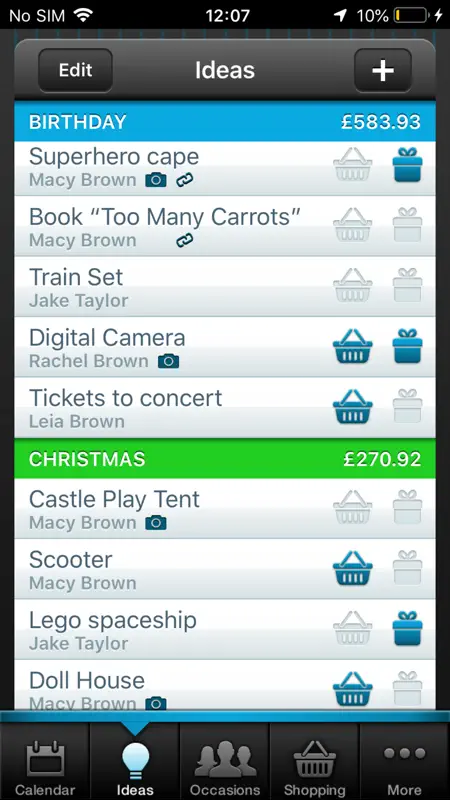 Gift Plan screenshot 4 of 6