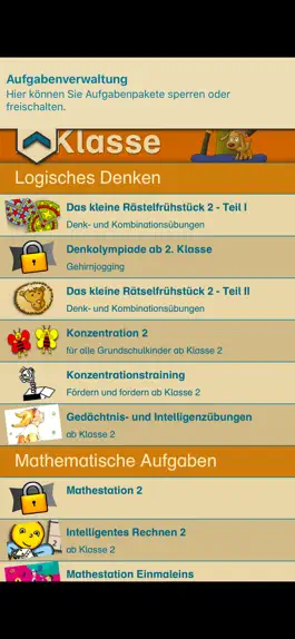 Game screenshot LÜK Schul-App 2. Klasse apk
