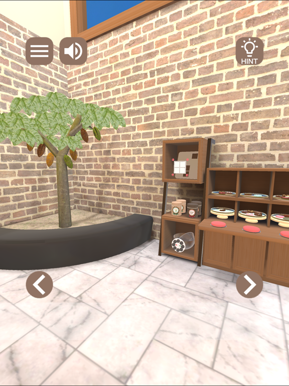Room Escape: Chocolate Cafe iPad screenshot 4 - Games app