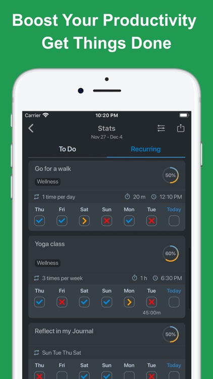 Productivity - Daily Tasks