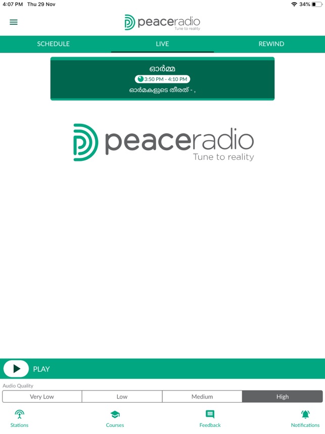 Peace Radio - Tune to reality on the App Store